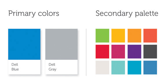 主要颜色，辅助色系
