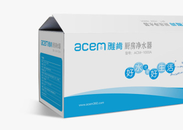 雅肯净水科技_包装设计、净水机包装设计